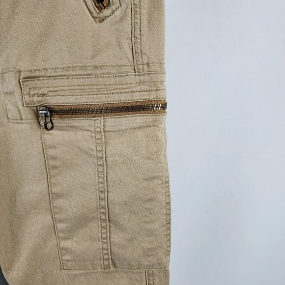 Polo Ralph Lauren Womens Pants 8 Tan VTG Cargo Pants Ankle Zip (30x29) - Picture 7 of 11